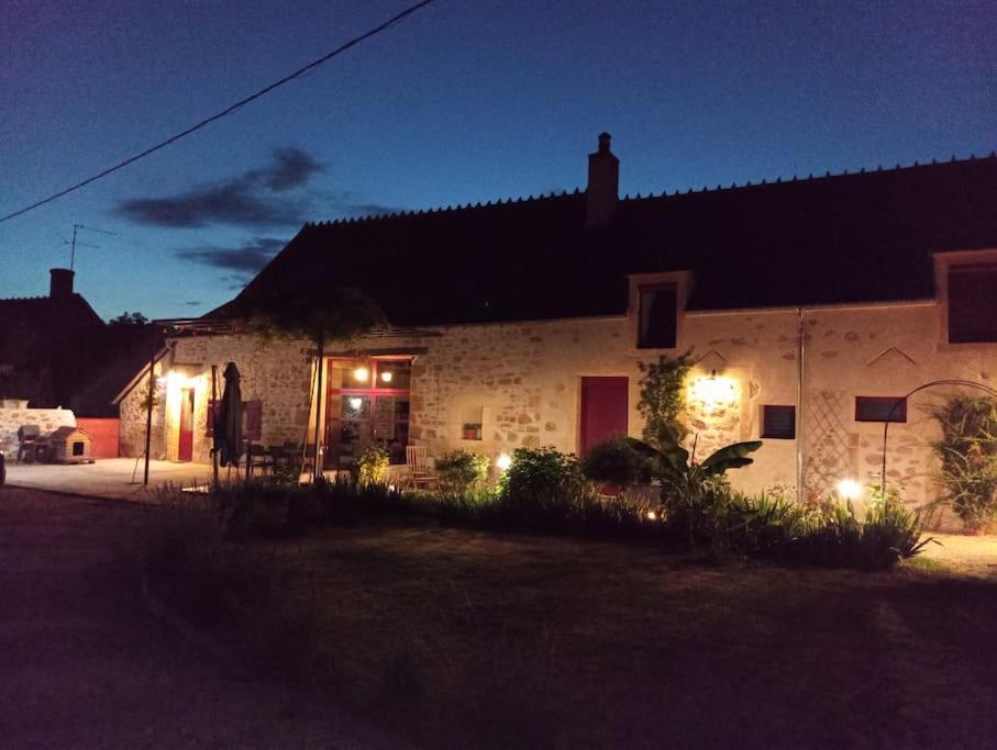 Villa Longere Berrichonne, Calme Absolu, 13 Personnes Saint-Pierre-les-Etieux Esterno foto