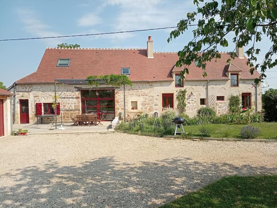 Villa Longere Berrichonne, Calme Absolu, 13 Personnes Saint-Pierre-les-Etieux Esterno foto