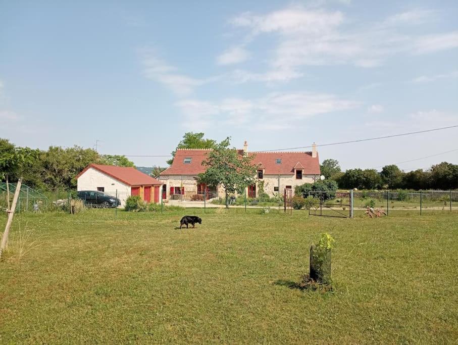 Villa Longere Berrichonne, Calme Absolu, 13 Personnes Saint-Pierre-les-Etieux Esterno foto